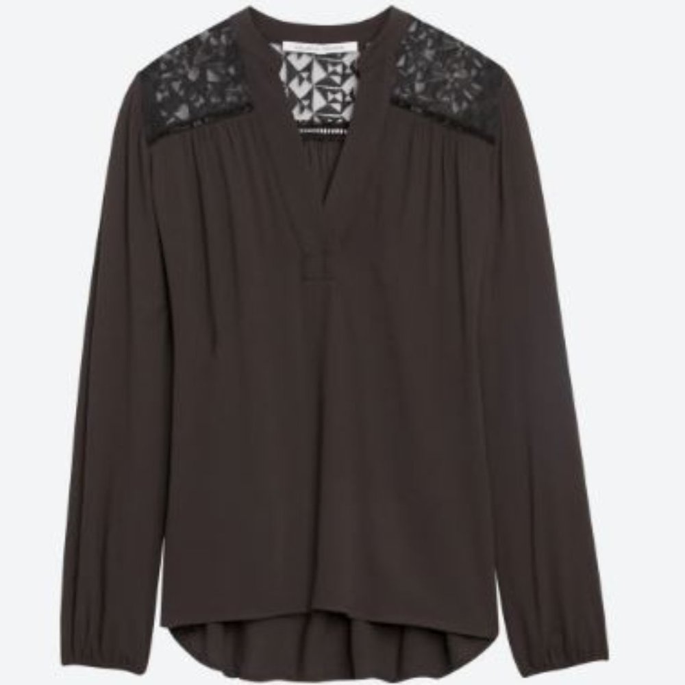 Embroidered Shoulder Blouse